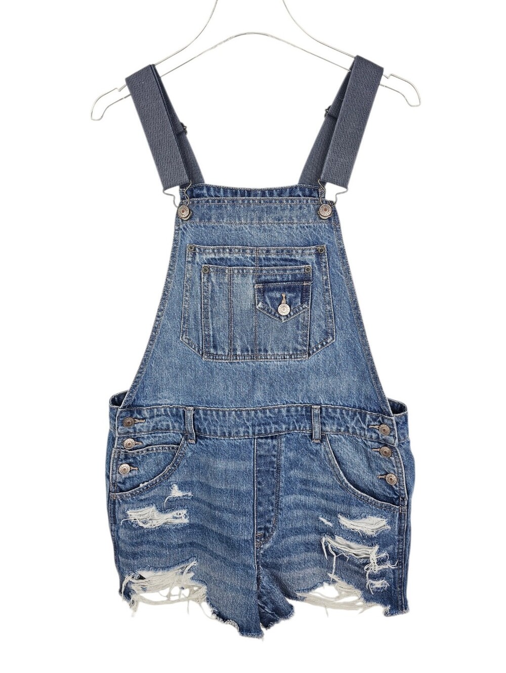 American Eagle 90's Boyfriend Denim Shortalls Overalls